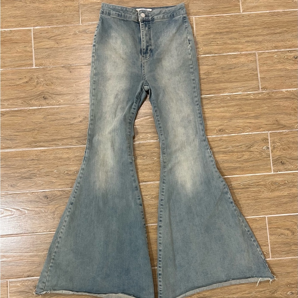 Free People Just Float On Flare Jeans